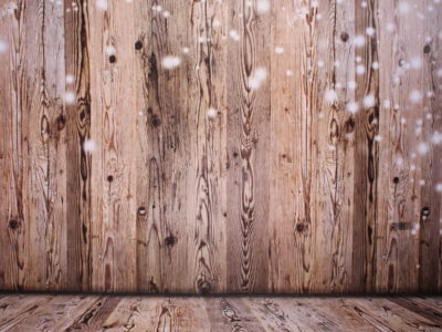 Wood Wall Floor Holiday