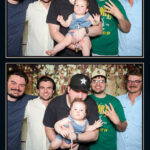 Family photo at Bear's birthday party