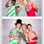 Peek A Booth wedding photo booth at Spinelli’s Wedding Venue