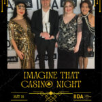 Guests enjoying IIDA Casino Night at Red Berry Estate photo booth