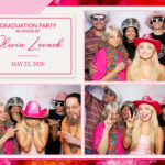 Olivia graduation party photo booth celebration