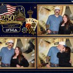 Corporate casino night photo booth event in San Antonio, Texas.