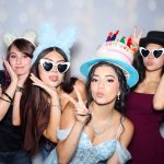 Natalia celebrating her Quinceañera with family and friends in Seguin.