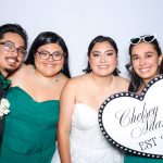 Custom wedding photo booth keepsakes at Cana Ballroom in Boerne.