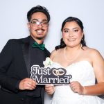 Boerne wedding photo booth at Cana Ballroom.
