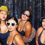 Photo booth experience at the Club Studio anniversary celebration.