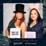 Gala photo booth experience at The Red Berry Estate in San Antonio.