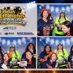 IREM San Antonio guests enjoying the photo booth at Lucky Strike in San Antonio, Texas.