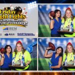 Corporate photo booth experience at Lucky Strike in San Antonio.
