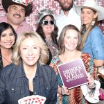 Custom photo booth experience at the Taste of Education event.