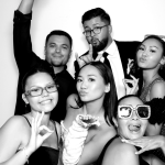 Alyssa and Ryan's wedding photo booth at Gardens of Cranesbury View.