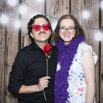Custom photo booth capturing memorable moments at The Ivy surprise wedding.